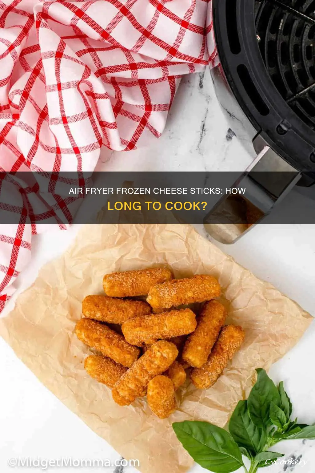 how long frozen cheese sticks in air fryer