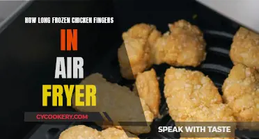 Air Frying Frozen Chicken Fingers: How Long Does It Take?