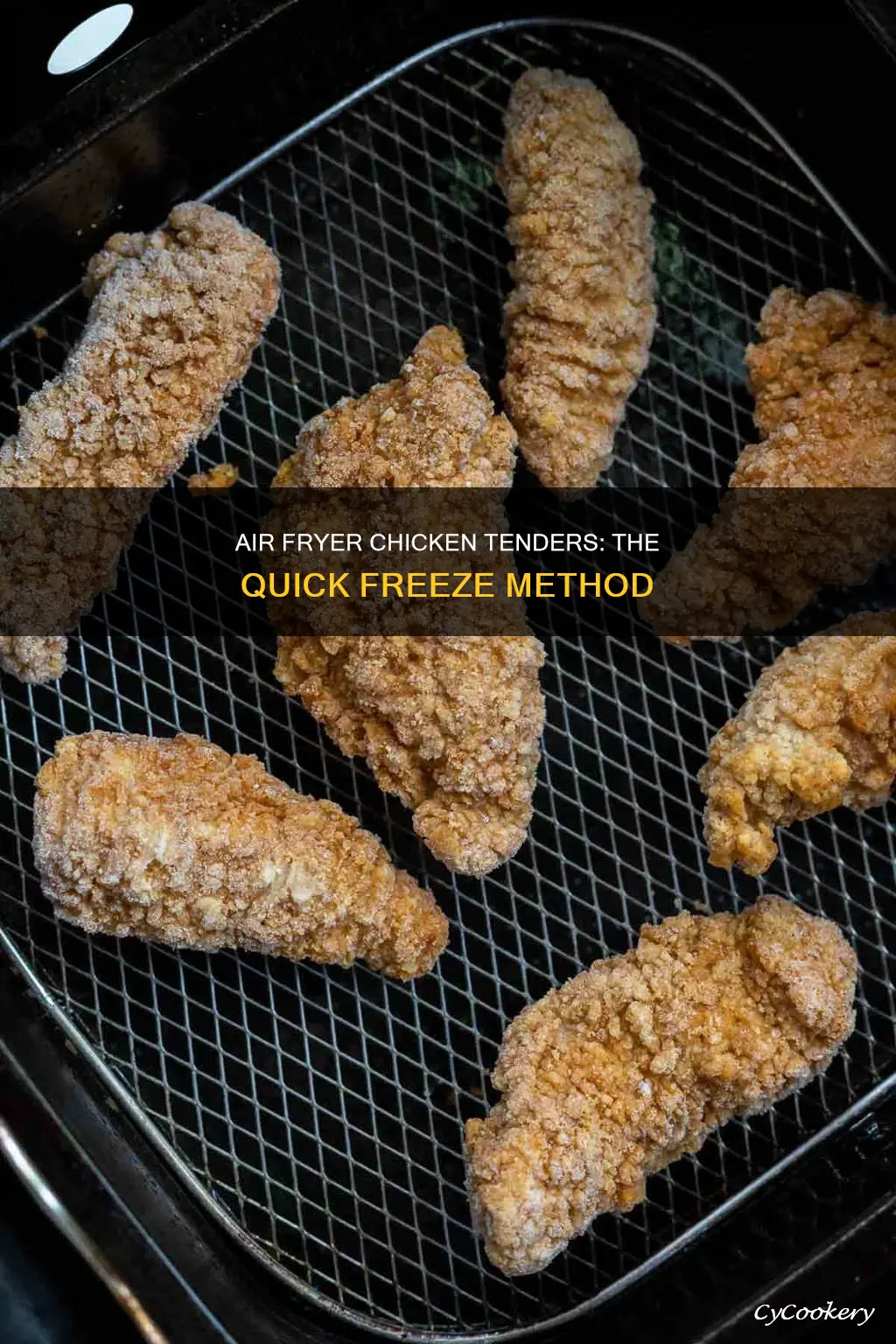 how long frozen chicken tenders air fryer