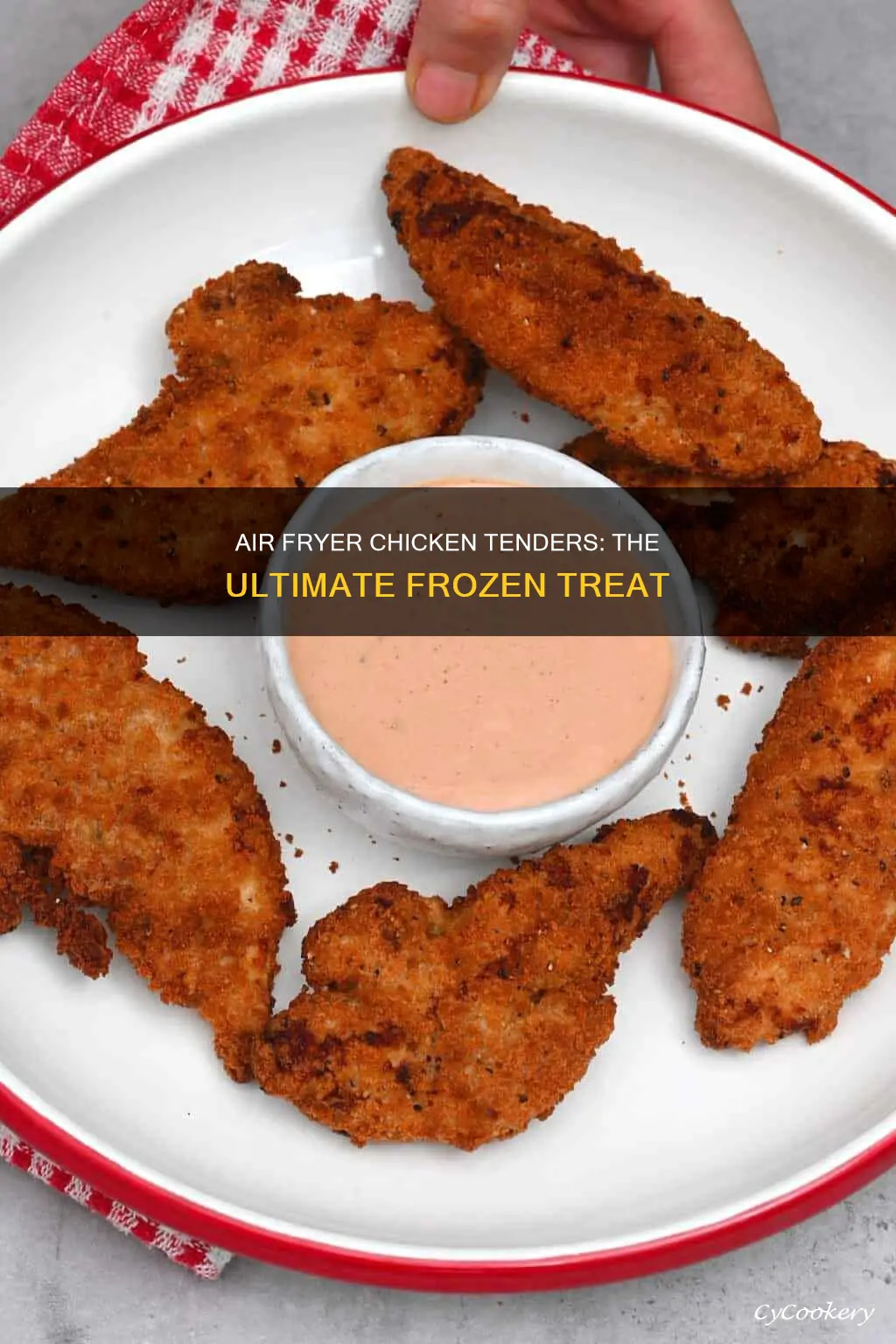 how long frozen chicken tenders in air fryer