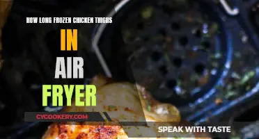 Air Fryer Chicken Thighs: How Long to Cook Frozen Thighs?