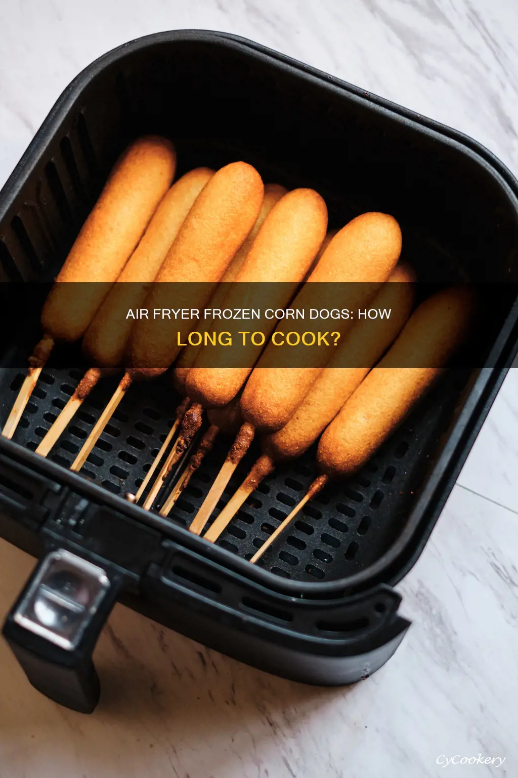 how long frozen corn dog in air fryer