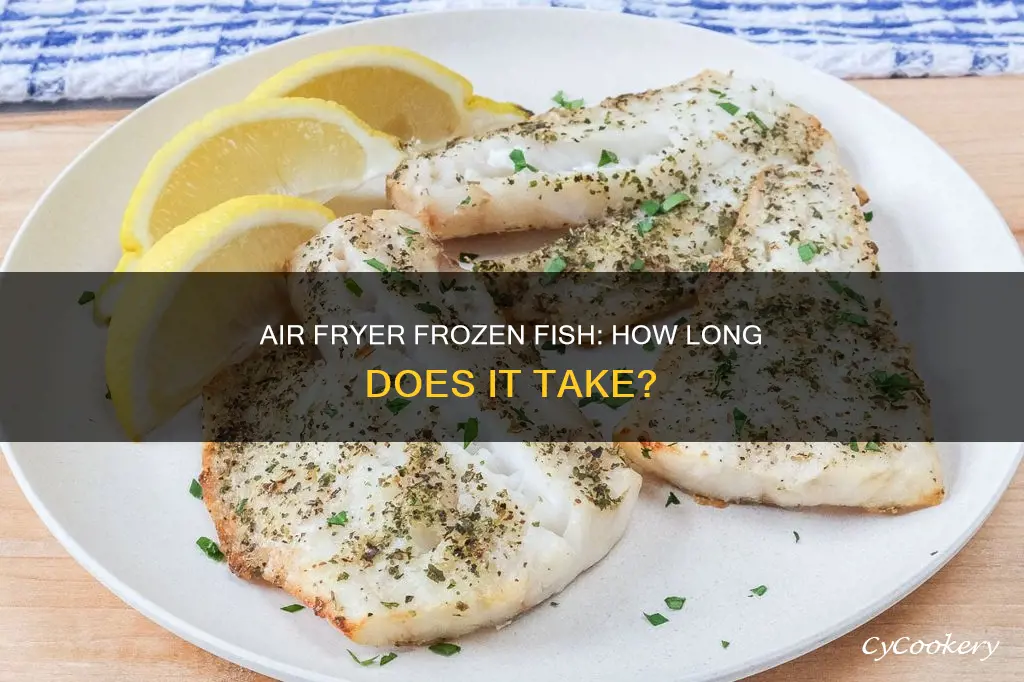 how long frozen fish air fryer