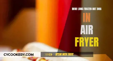 Air Fryer Frozen Hot Dogs: How Long to Cook?