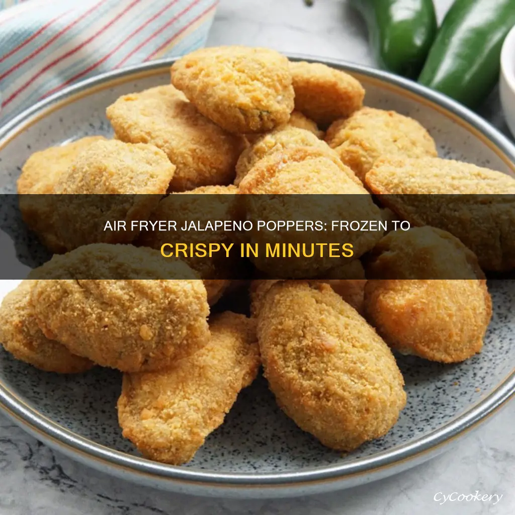 how long frozen jalapeno poppers in air fryer