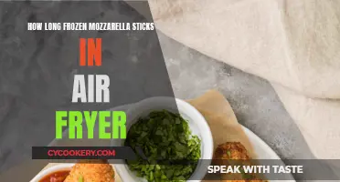 Mozzarella Sticks: Air Fryer Cooking Time from Frozen