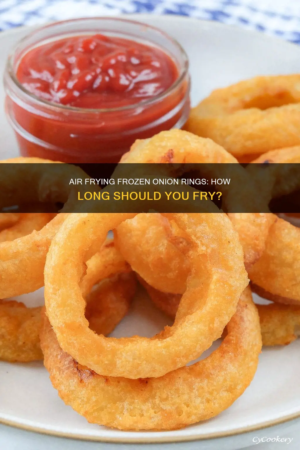 how long frozen onion rings in air fryer