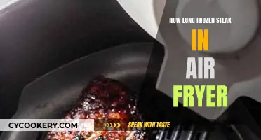 Air Fryer Frozen Steak: How Long to Cook?