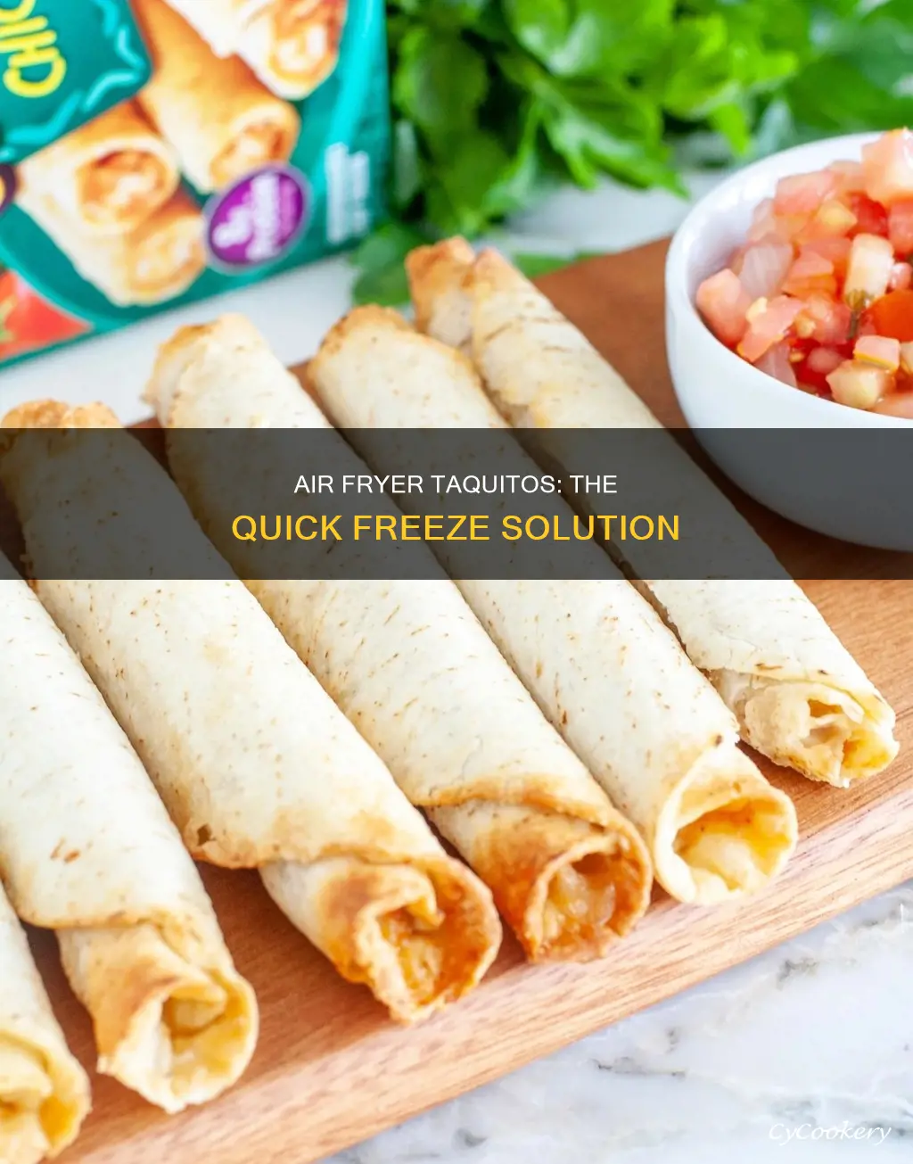 how long frozen taquitos air fryer