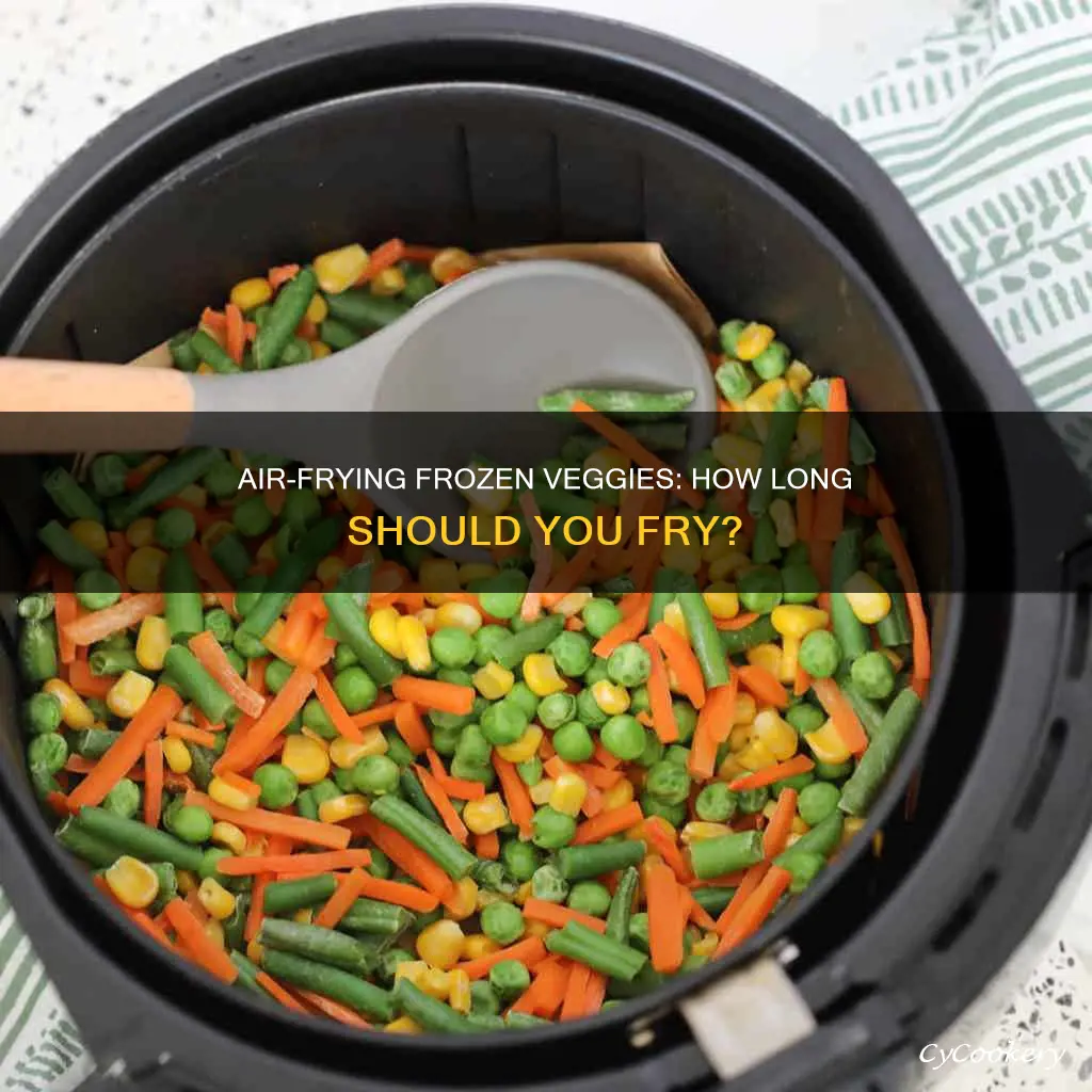 how long frozen veggies in air fryer