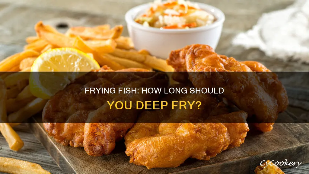 how long fry fish deep fryer