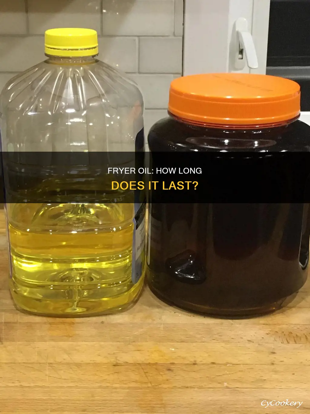 how long fryer oil good for