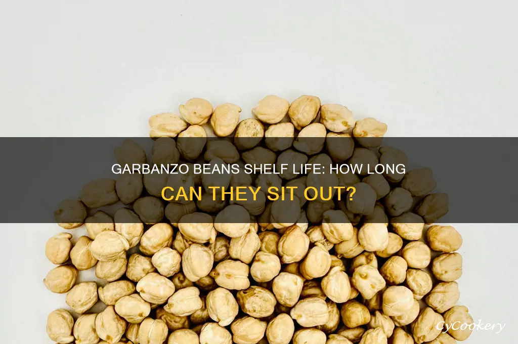 how long garbanzos beans can be out of the refrigerator
