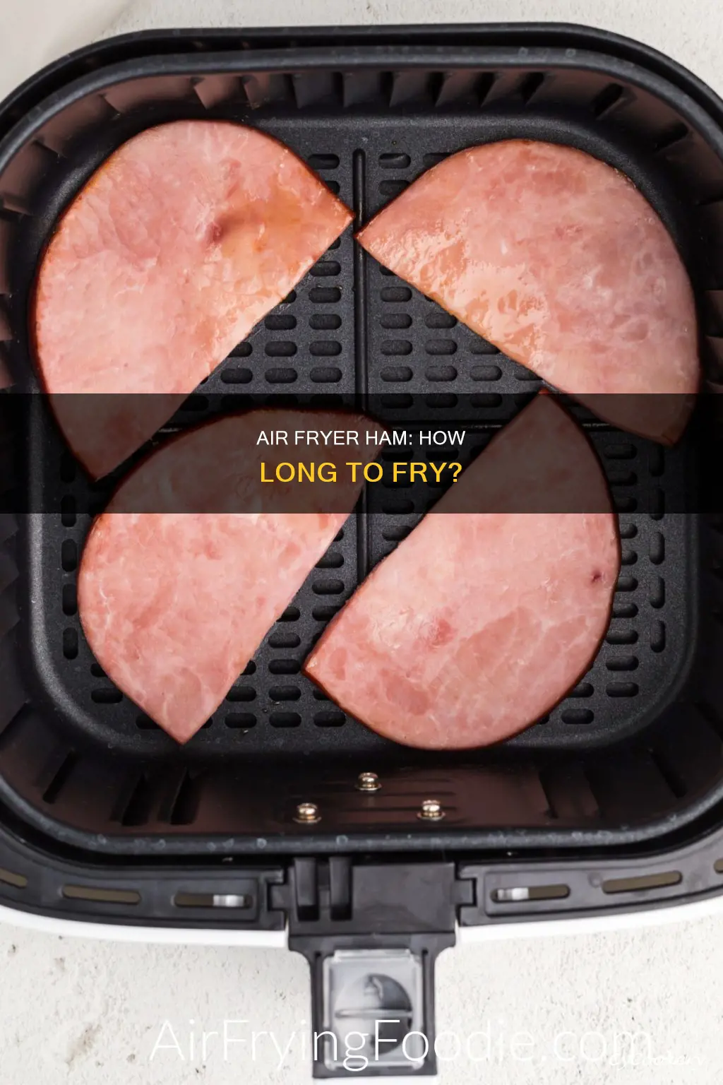 how long ham in air fryer