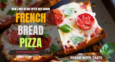 Air Fryer Red Baron French Bread Pizza: Time and Temp Guide