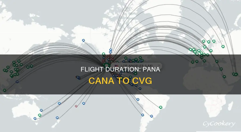 how long is the flight from pana cana to cvg