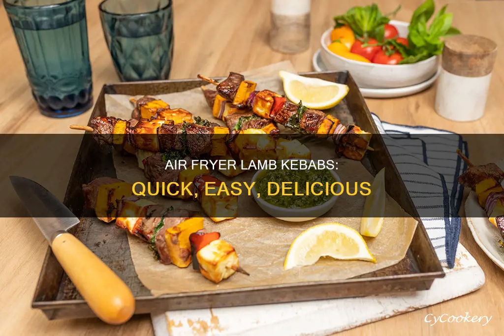 how long lamb kebabs in air fryer