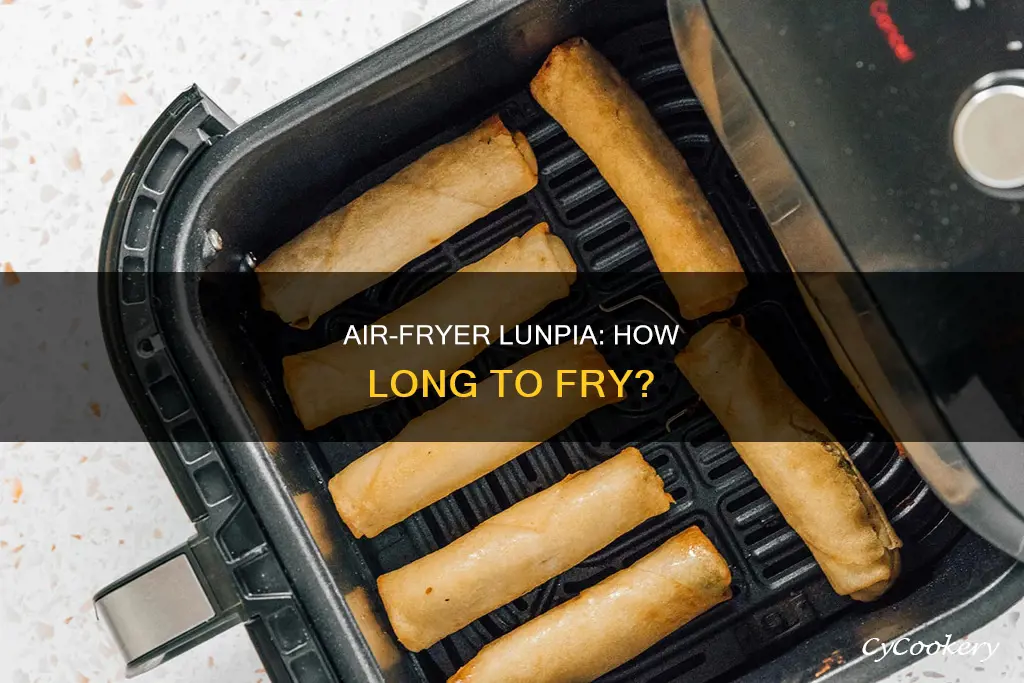 how long lunpia in air fryer