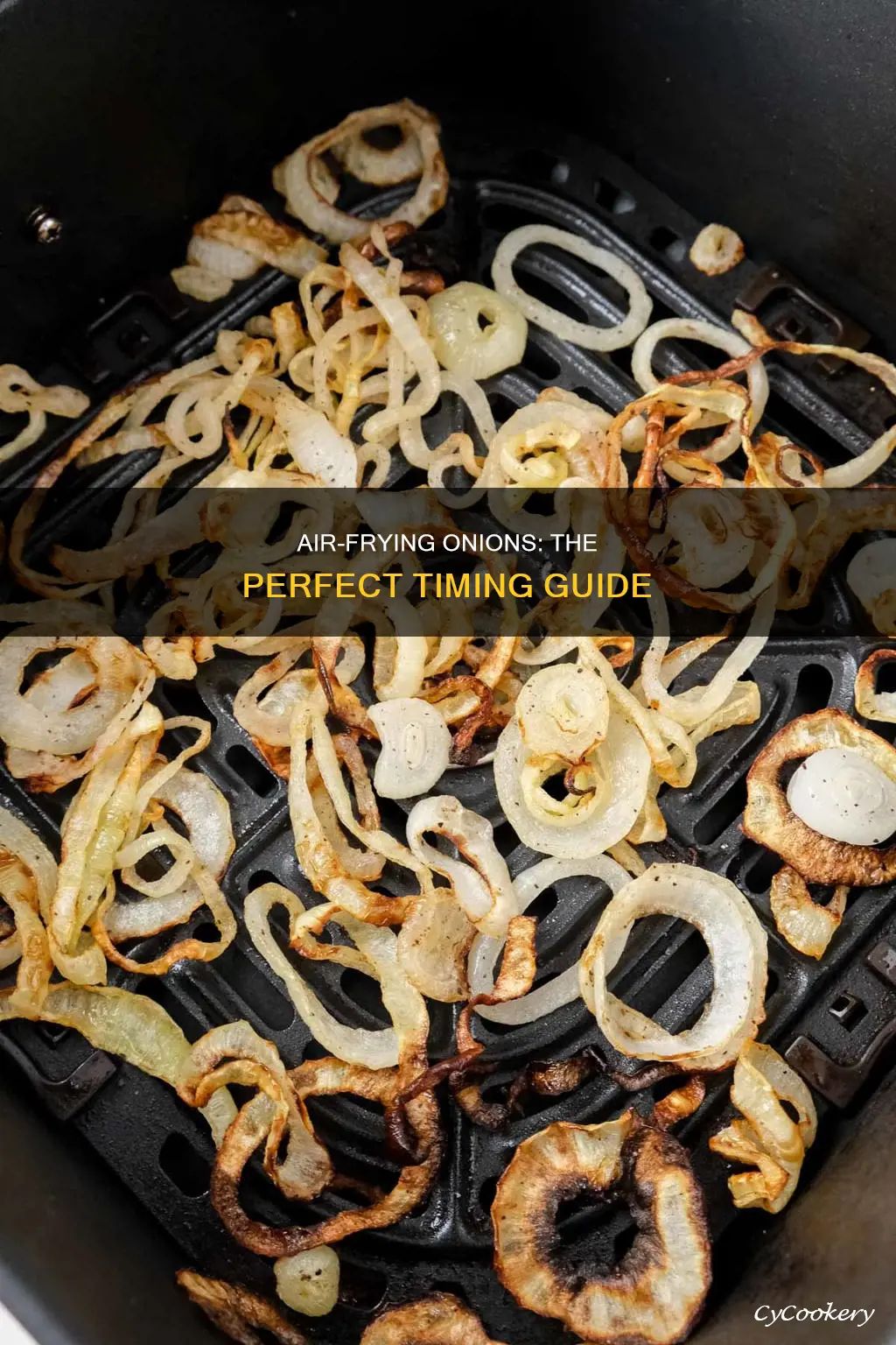 how long onion in air fryer