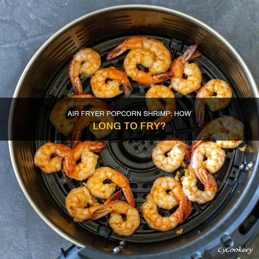 how long popcorn shrimp in air fryer