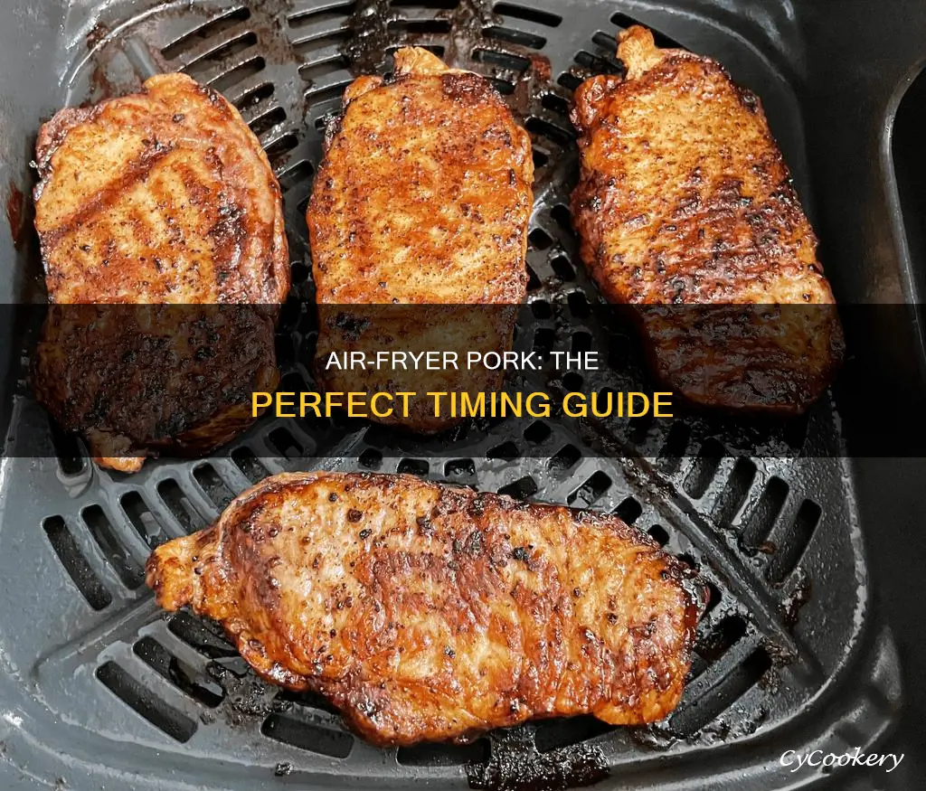 how long pork in air fryer