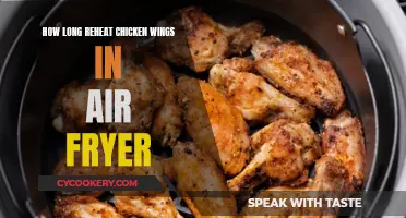 Reheating Chicken Wings: Air Fryer Method and Timing