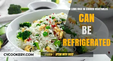 Refrigerating Rice and Cooked Veggies: Safe Storage Time Explained