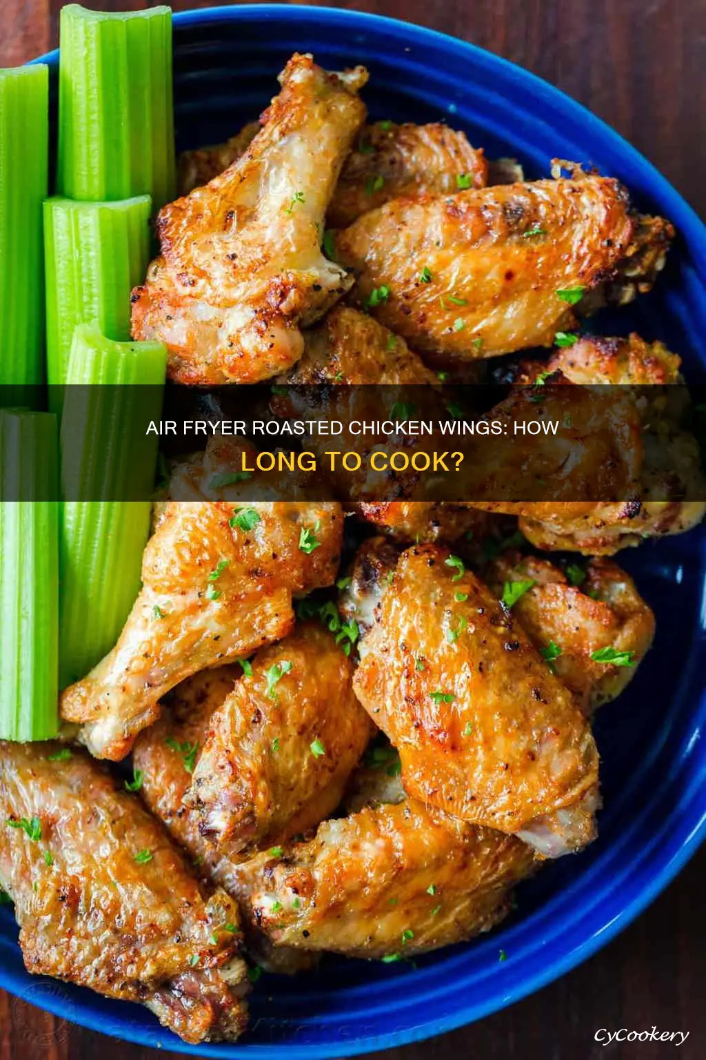 how long roasted chicken wings in air fryer