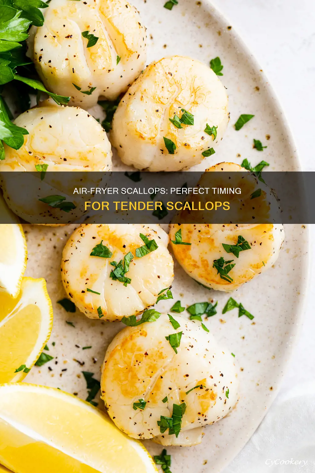 how long scallops in air fryer