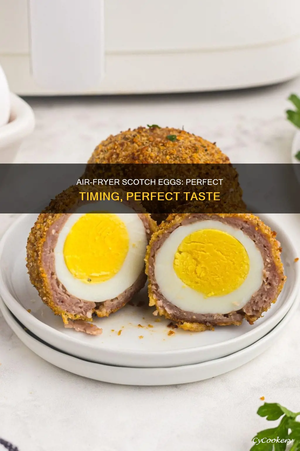 how long scotch eggs in air fryer