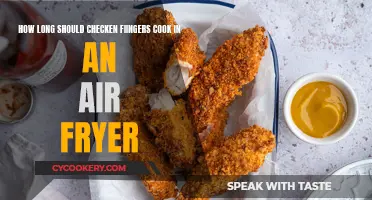 Perfectly Cooked Chicken Fingers: Air Fryer Time and Temperature Guide