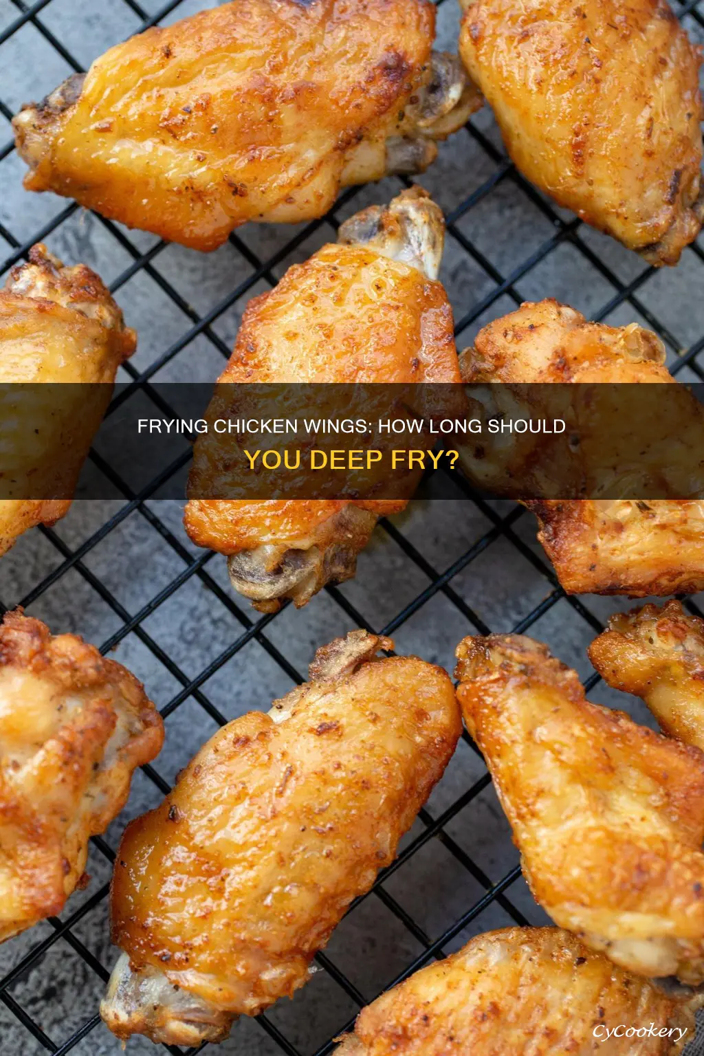 how long should chicken wings fry in a deep fryer