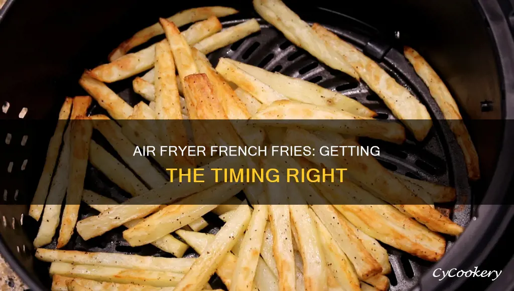 how long should fris cook in an air fryer