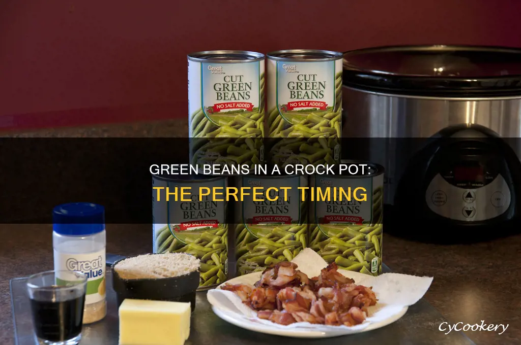how long should green beans cook in a crock pot