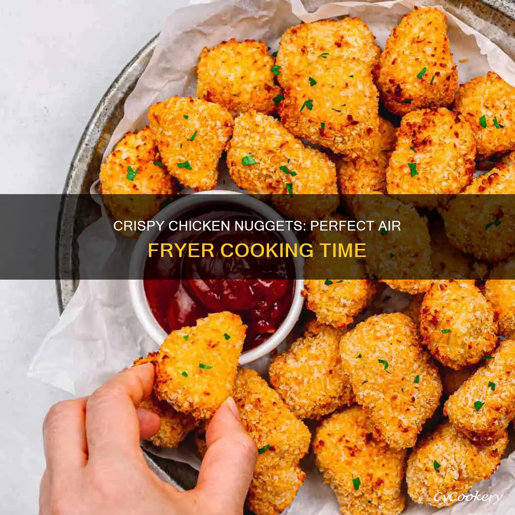 how long should i cook chicken nuggets in air fryer