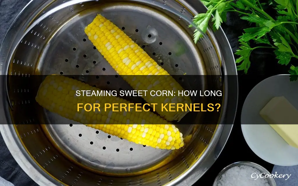 how long should i cook sweet corn in a steamer