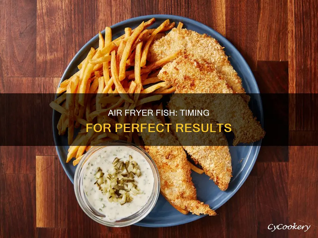 how long should i put fish in the air fryer