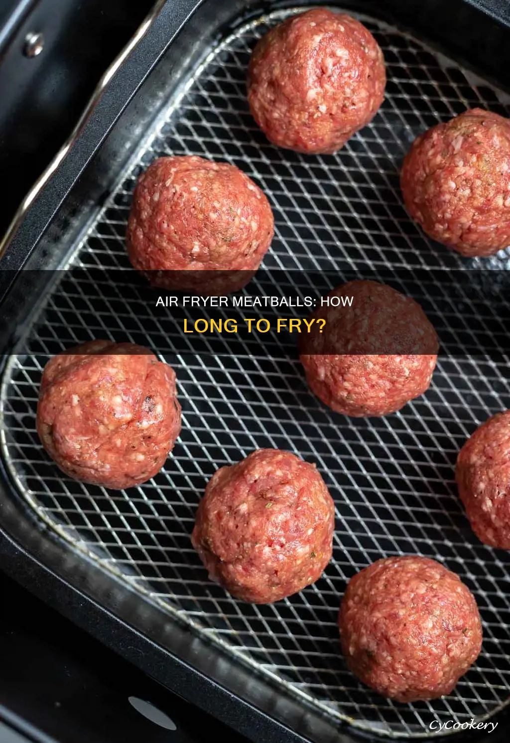 how long should i put meatballs in the air fryer