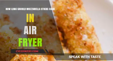 Crispy Mozzarella Sticks: Perfect Air Fryer Cooking Time