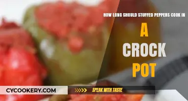 Slow-Cooked Stuffed Peppers: How Long in the Crock Pot?