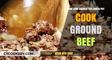 Crock Pot Cooking: Ground Beef Perfection