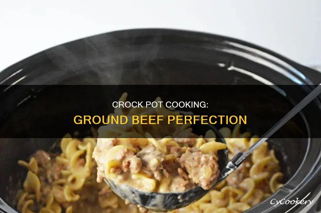 how long should you crock pot cook ground beef