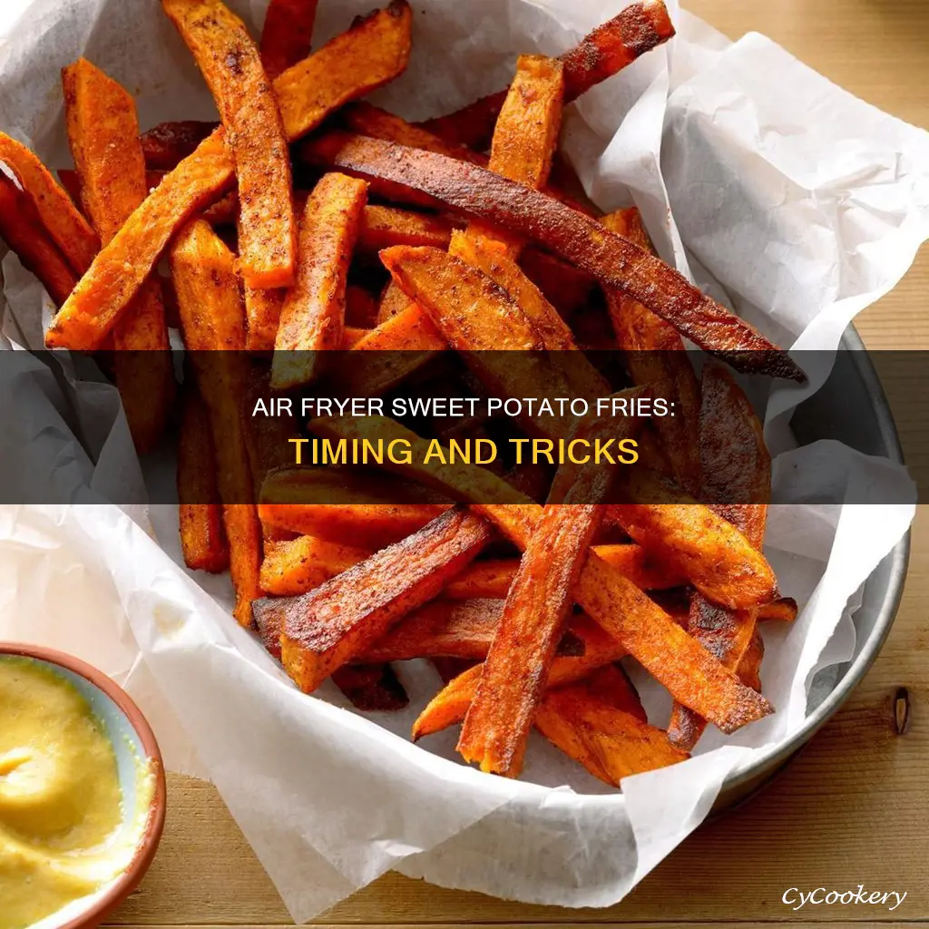 how long sweet potato fries in air fryer