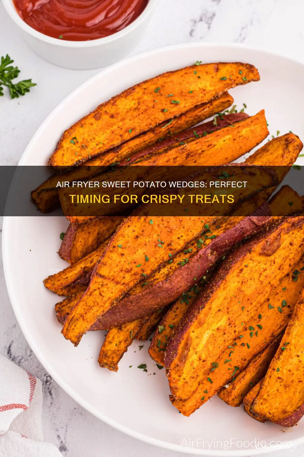 how long sweet potato wedges in air fryer