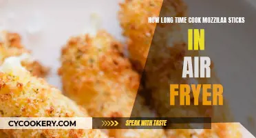 Mozzarella Sticks: Air Fryer Cooking Time Secrets Revealed!