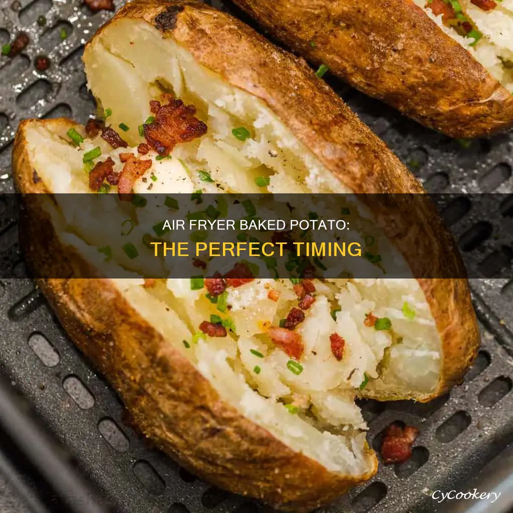 how long to air fryer a baked potato