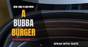 Air-Frying Bubba Burgers: How Long Until They're Done?