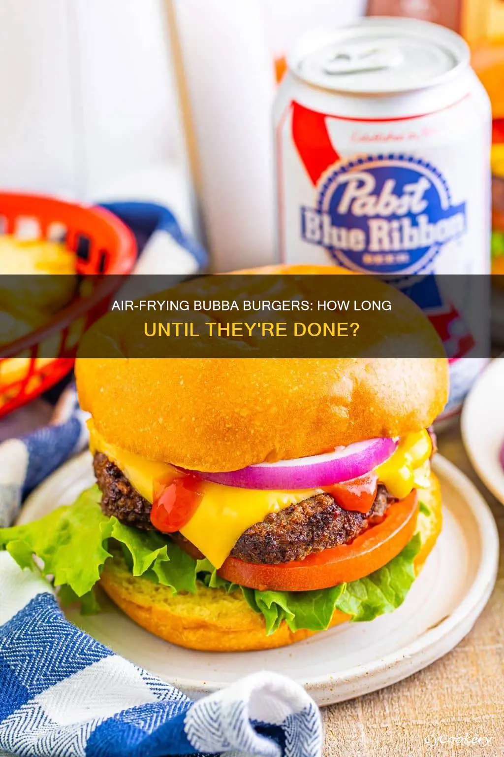 how long to air fryer a bubba burger