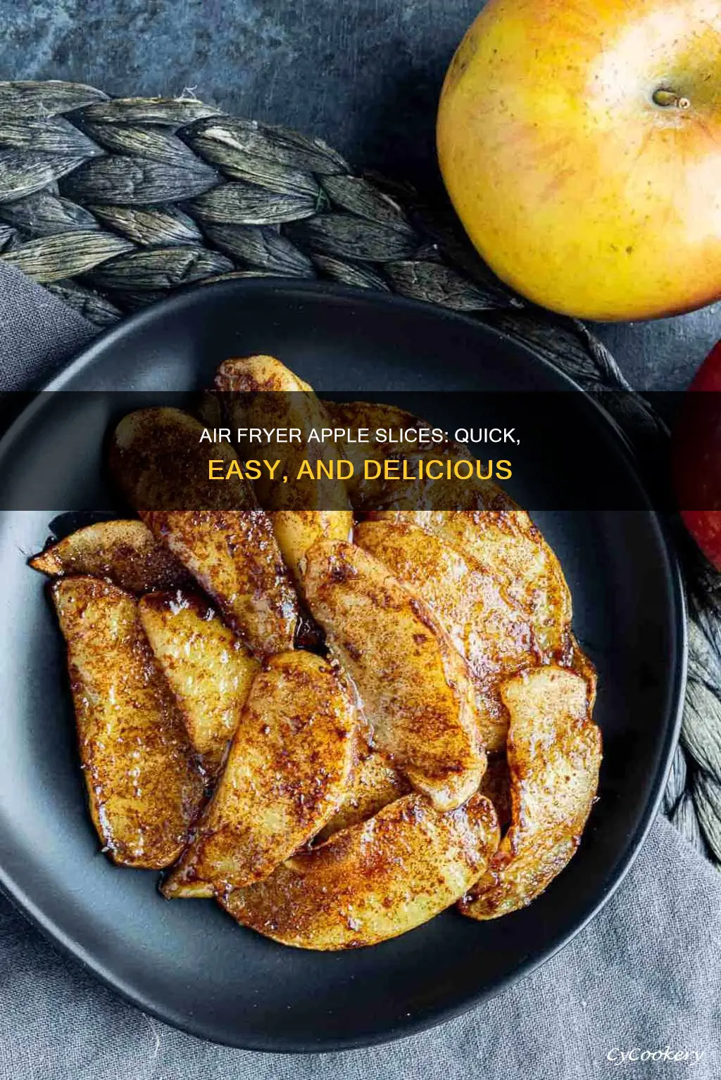 how long to air fryer apple slices