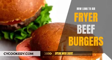 Air-Fryer Beef Burgers: Quick, Crispy, and Delicious